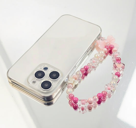 Beaded Phone Charm Wristlet