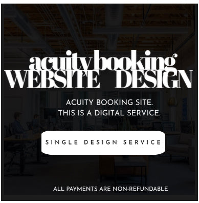 Acuity Booking Website Design